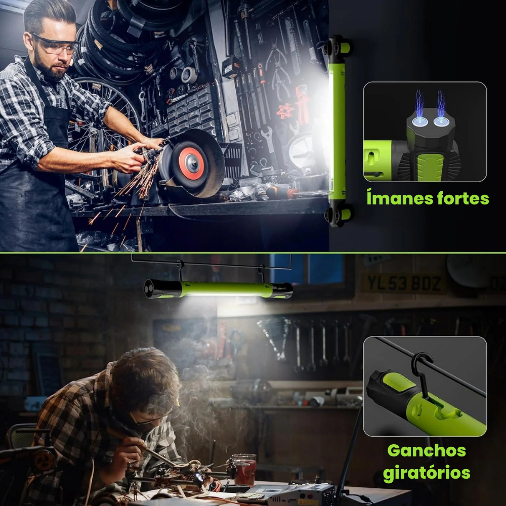 LuzPro 5200 – Lanterna Magnética Profissional