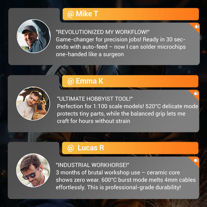 Pistola de soldar elétrica portátil