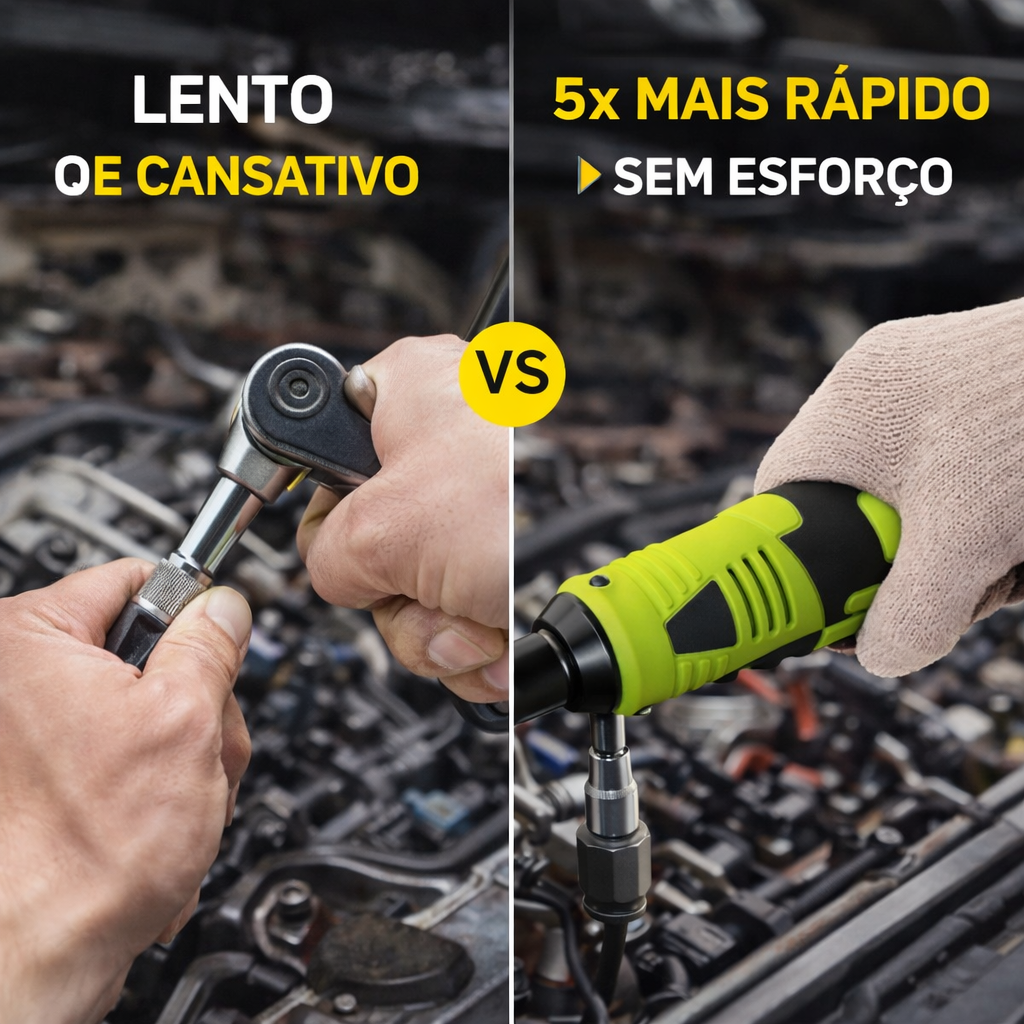 Chave de Catraca Elétrica a Bateria