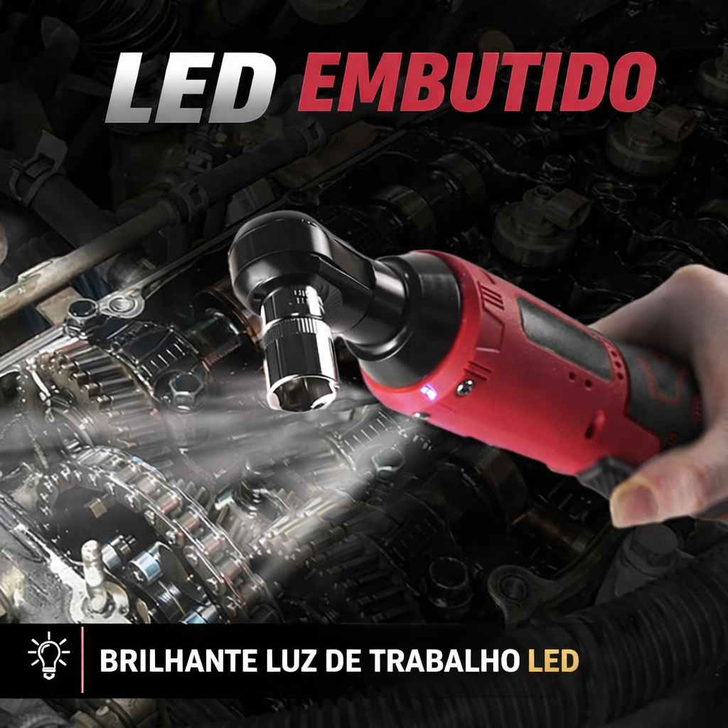 Chave de Catraca Elétrica a Bateria