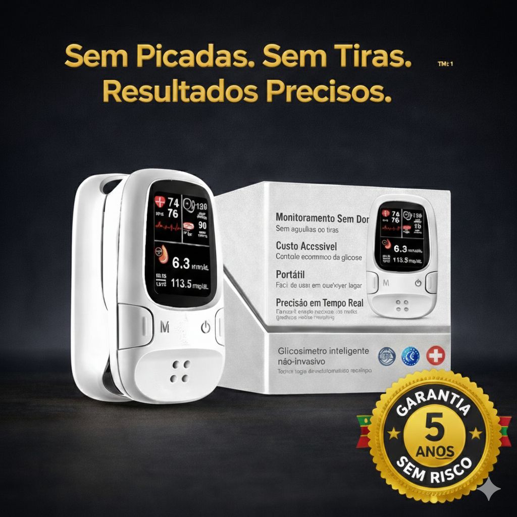 Medidor Inteligente de Glicose – Simples e Confortável
